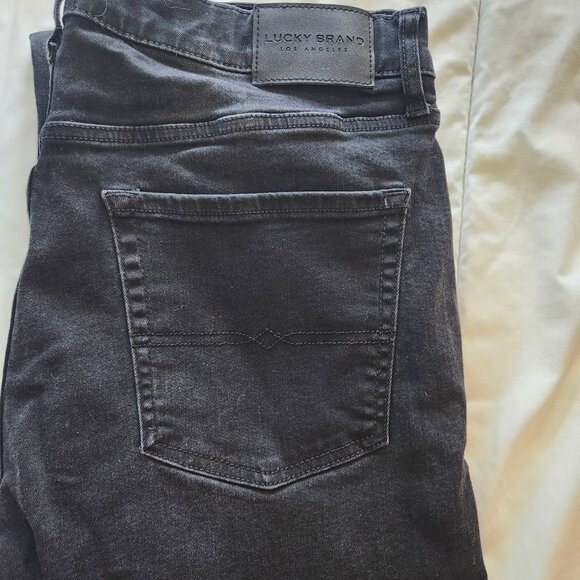 Mens Lucky Brand Style 221 Straight Leg Black Jeans - Picture 2 of 3